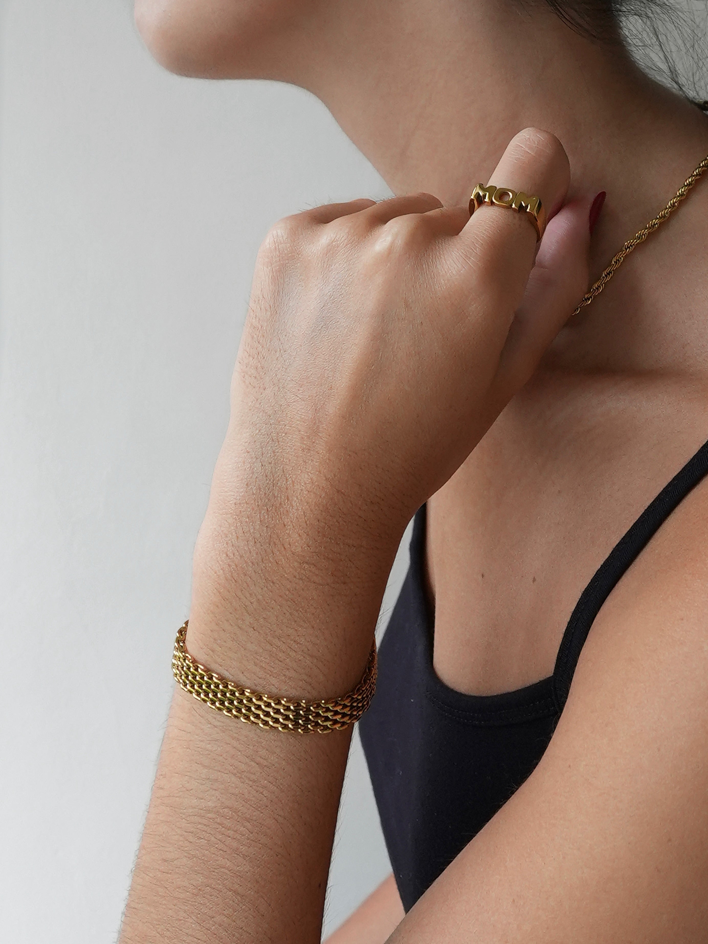 Mor Ring 18k Guldbelagt