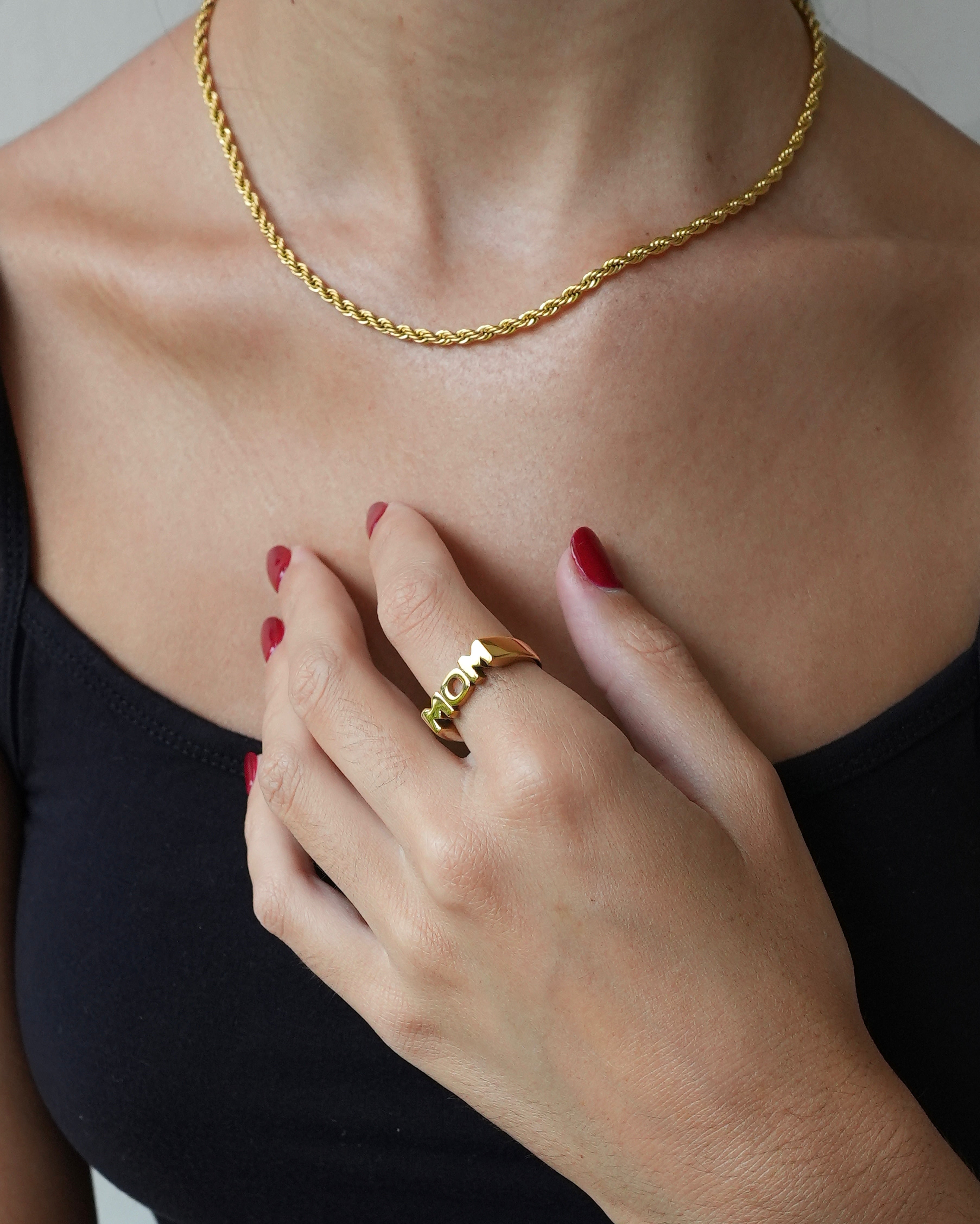 Mor Ring 18k Guldbelagt