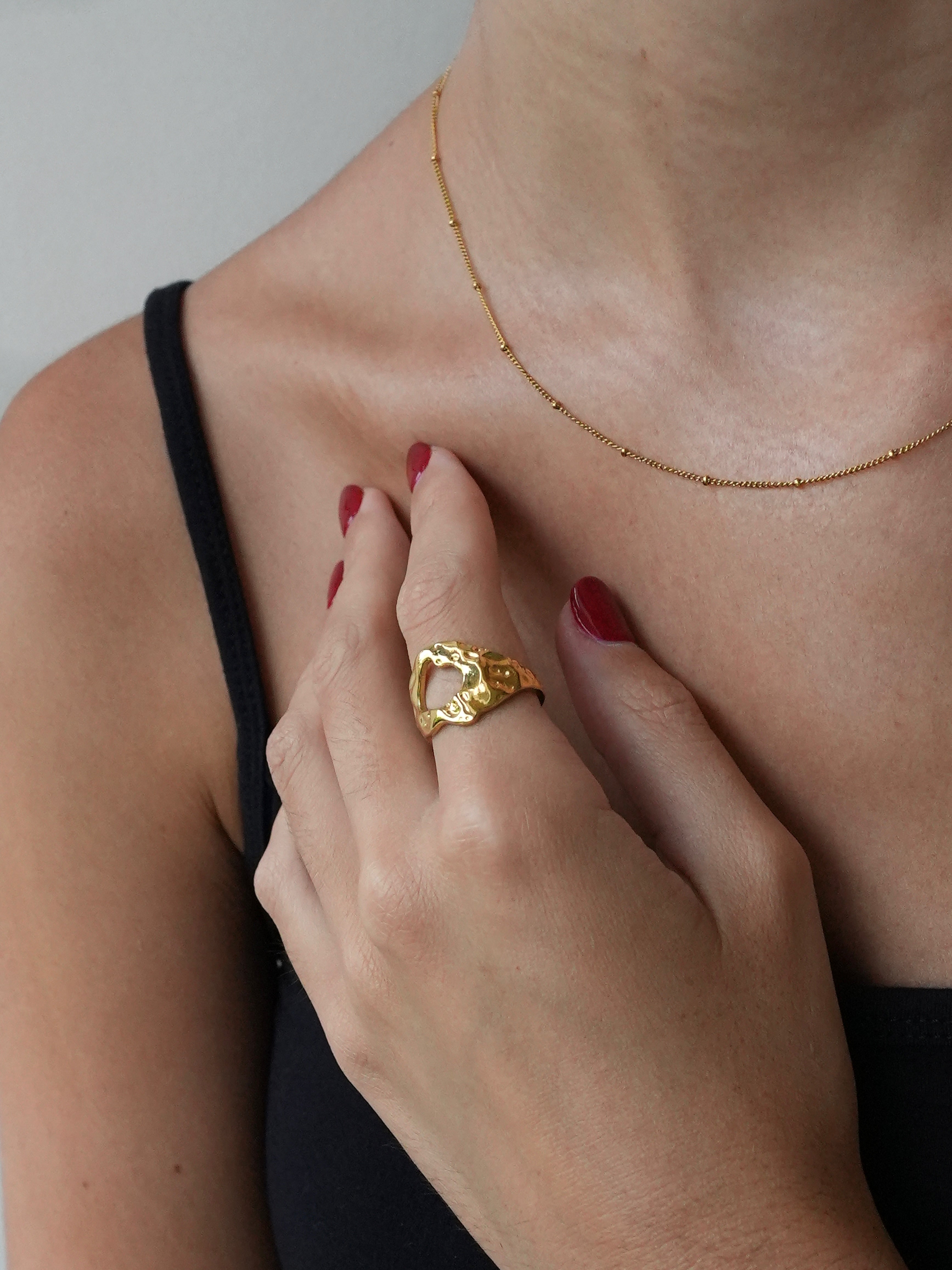 Dalia Ring 18k Guldbelagt