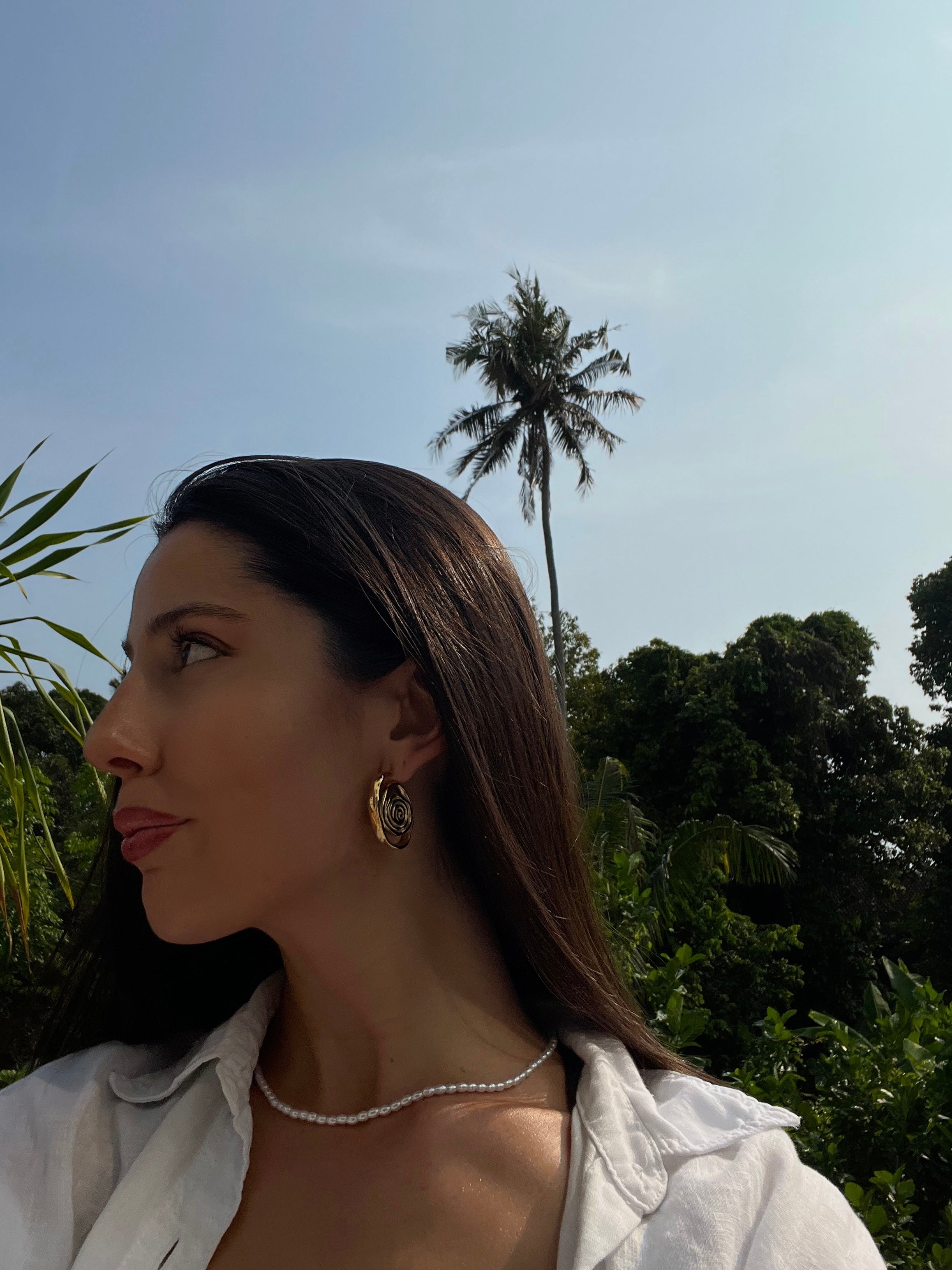 Dara Øreringe 18k Guldbelagt