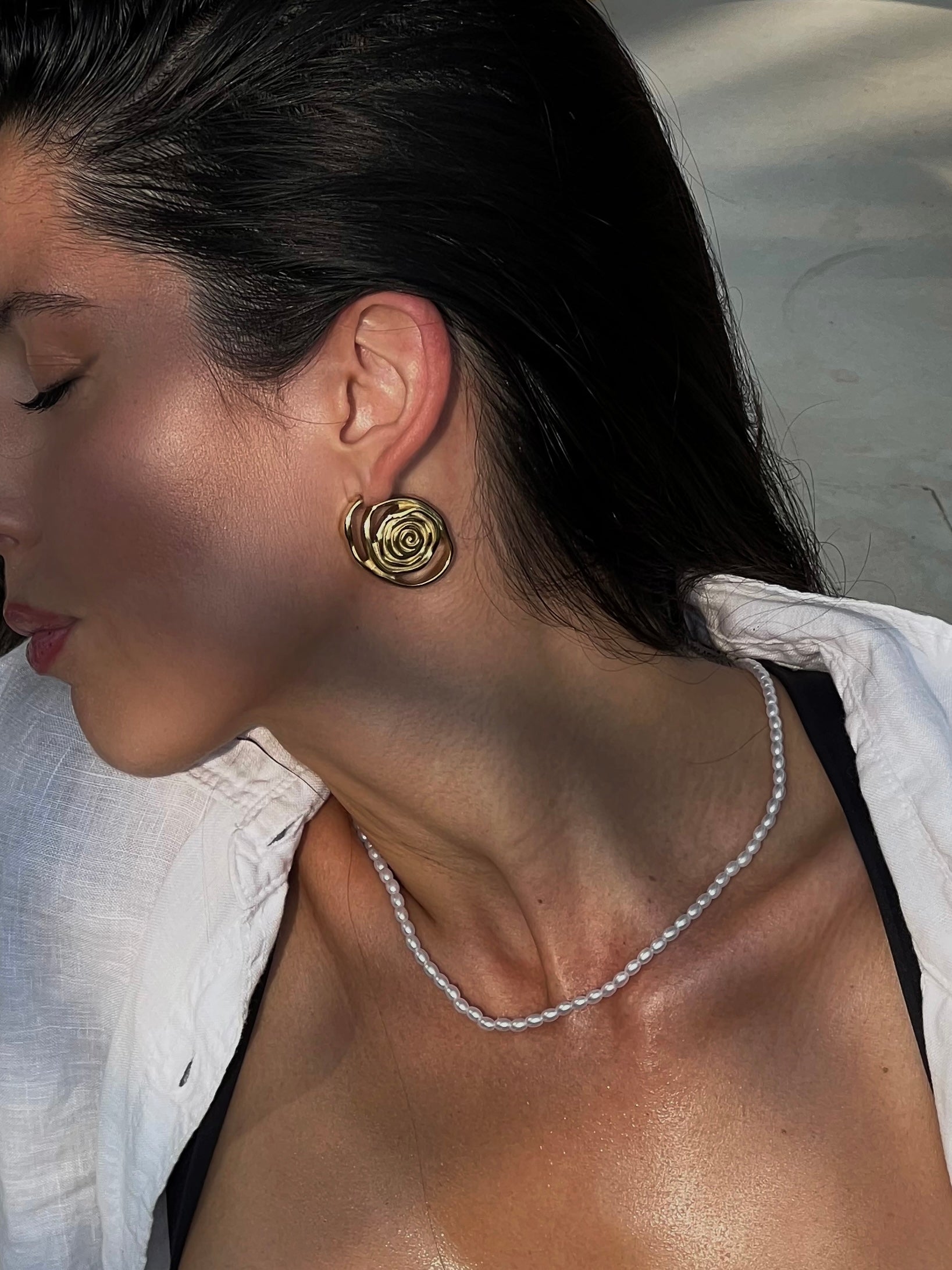 Dara Øreringe 18k Guldbelagt