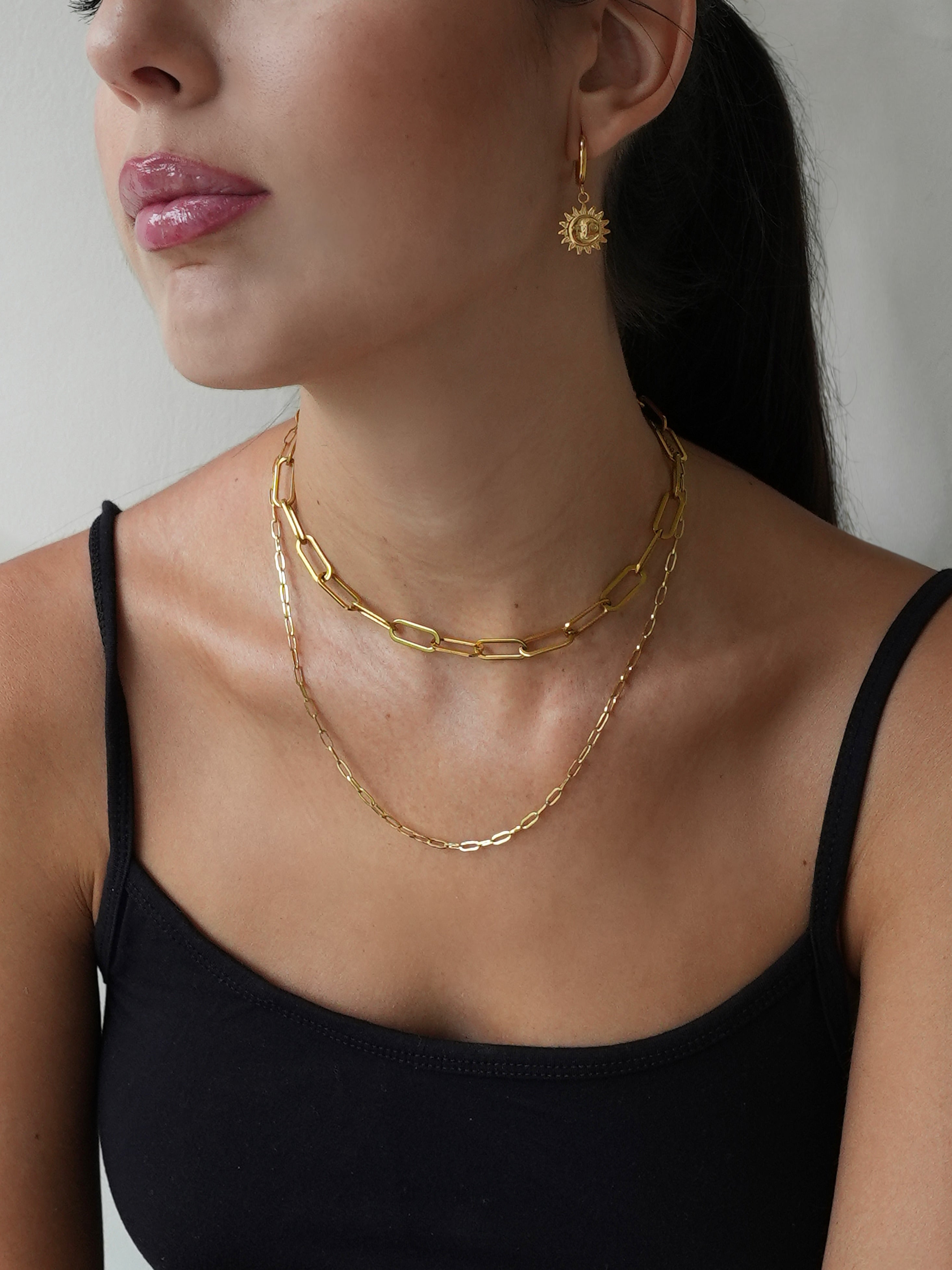 Amie Link Halskæde 18k Guldbelagt