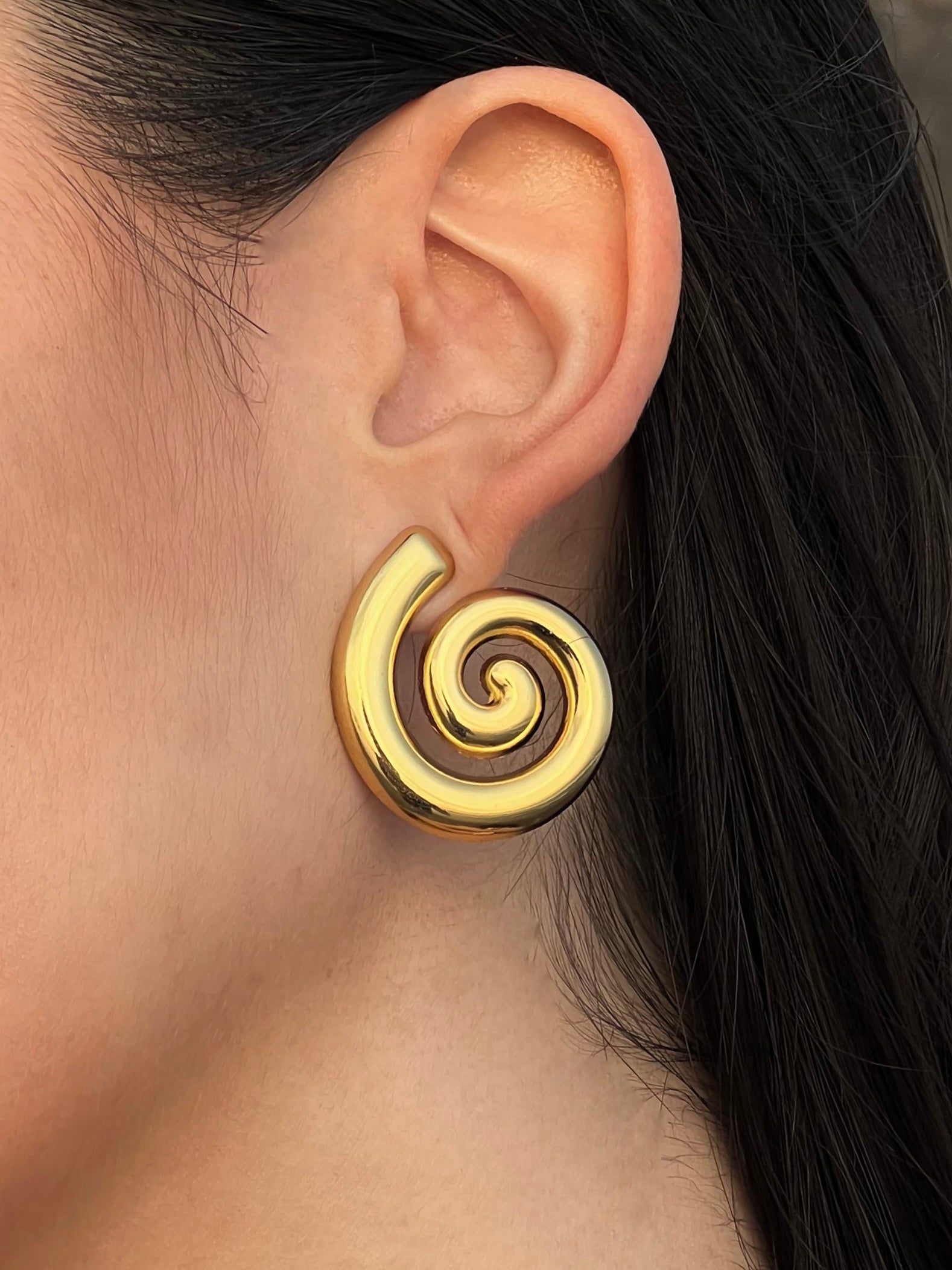 Evy Øreringe 18k Guldbelagt