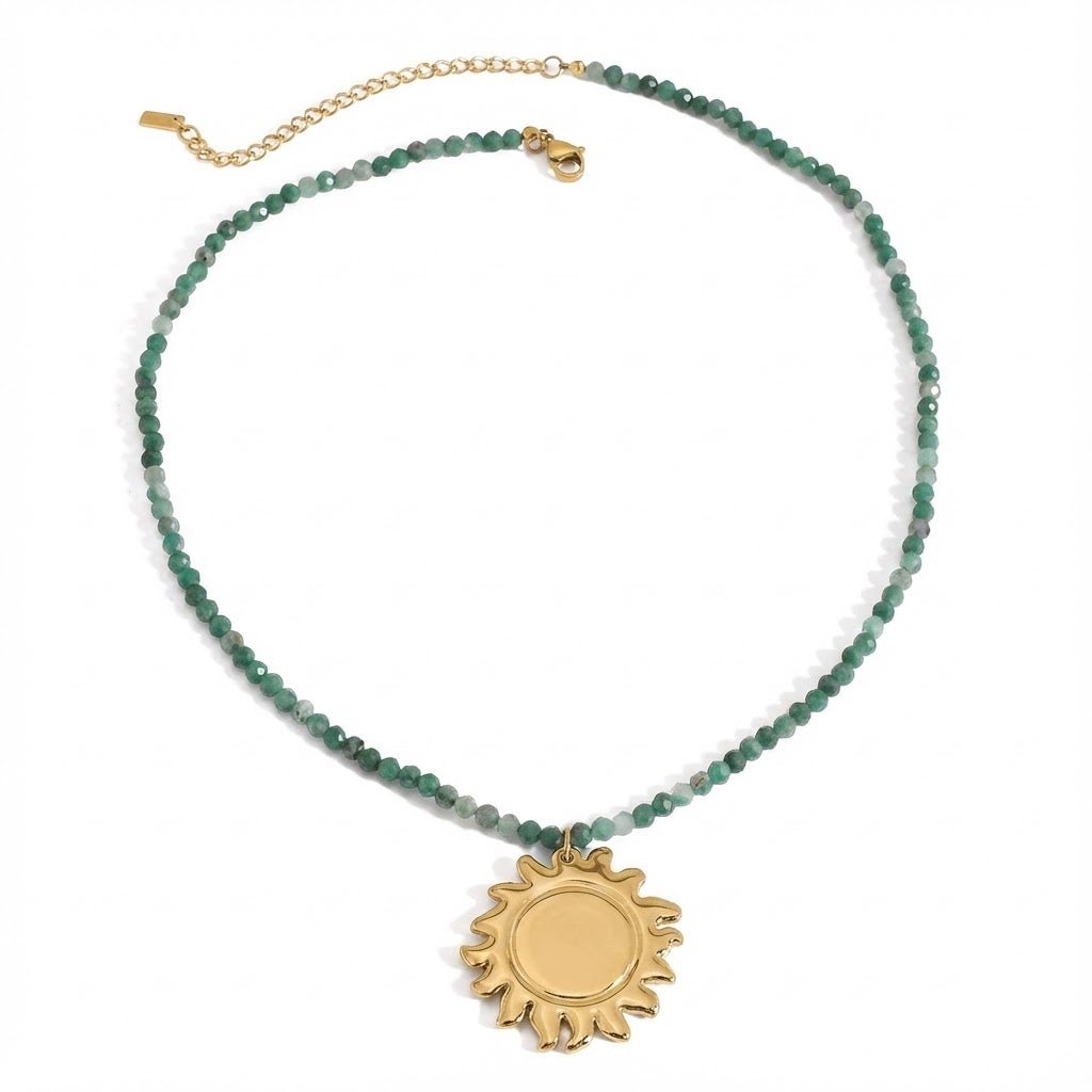 Alé Perlehalskæde 19K Guldbelagt