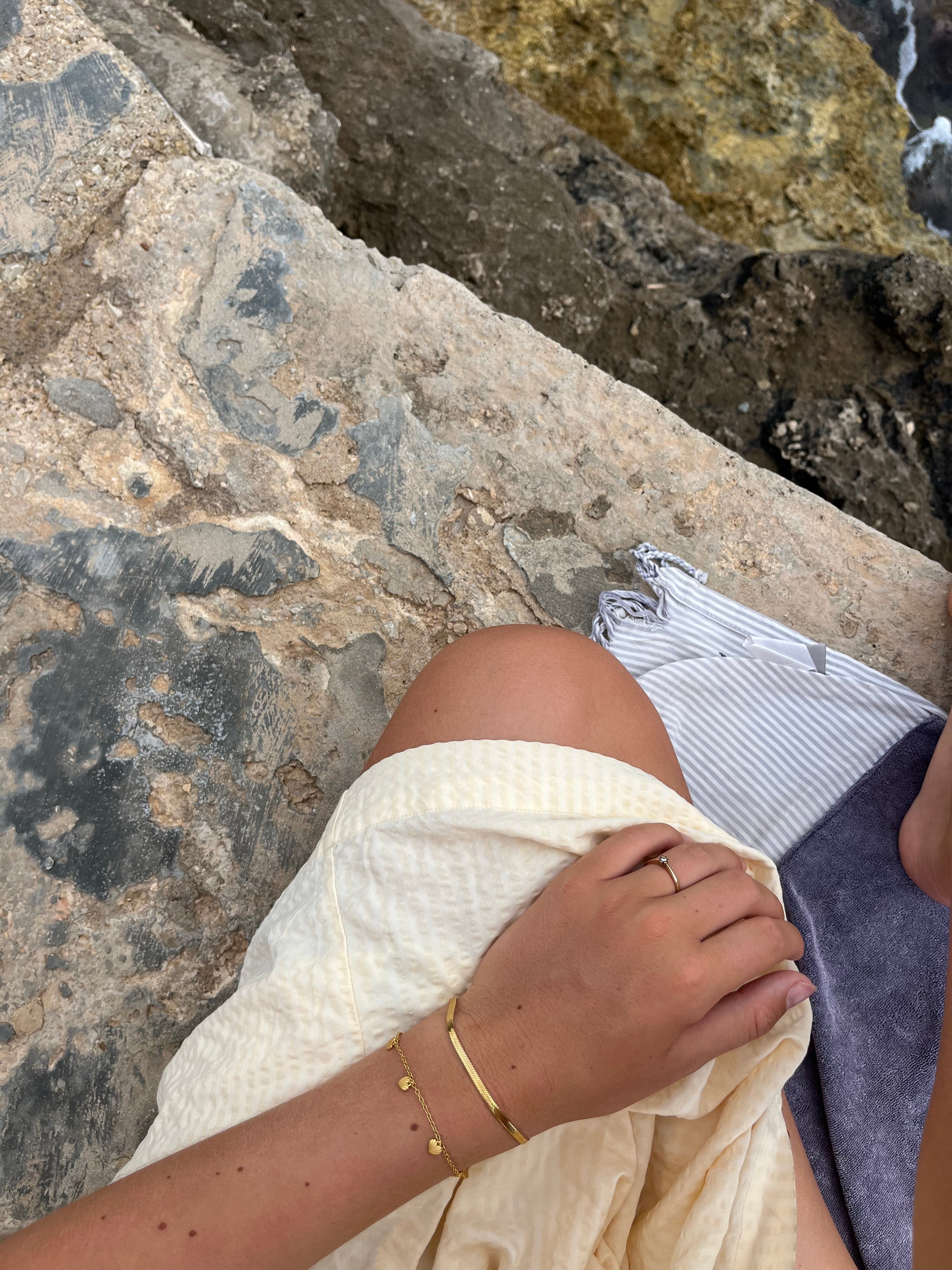 Boa Armbånd 18K Guldbelagt 3mm