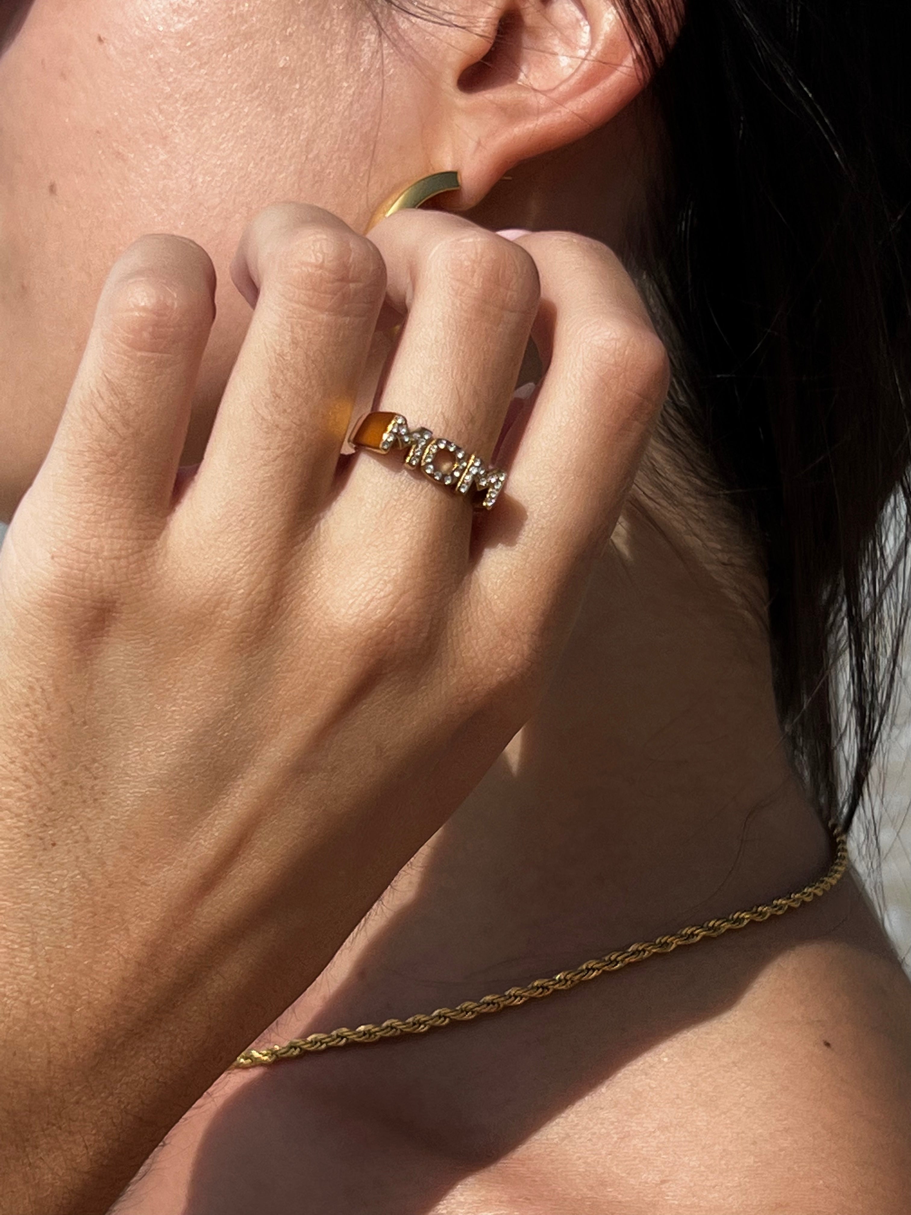 Mom Ring med Diamanter