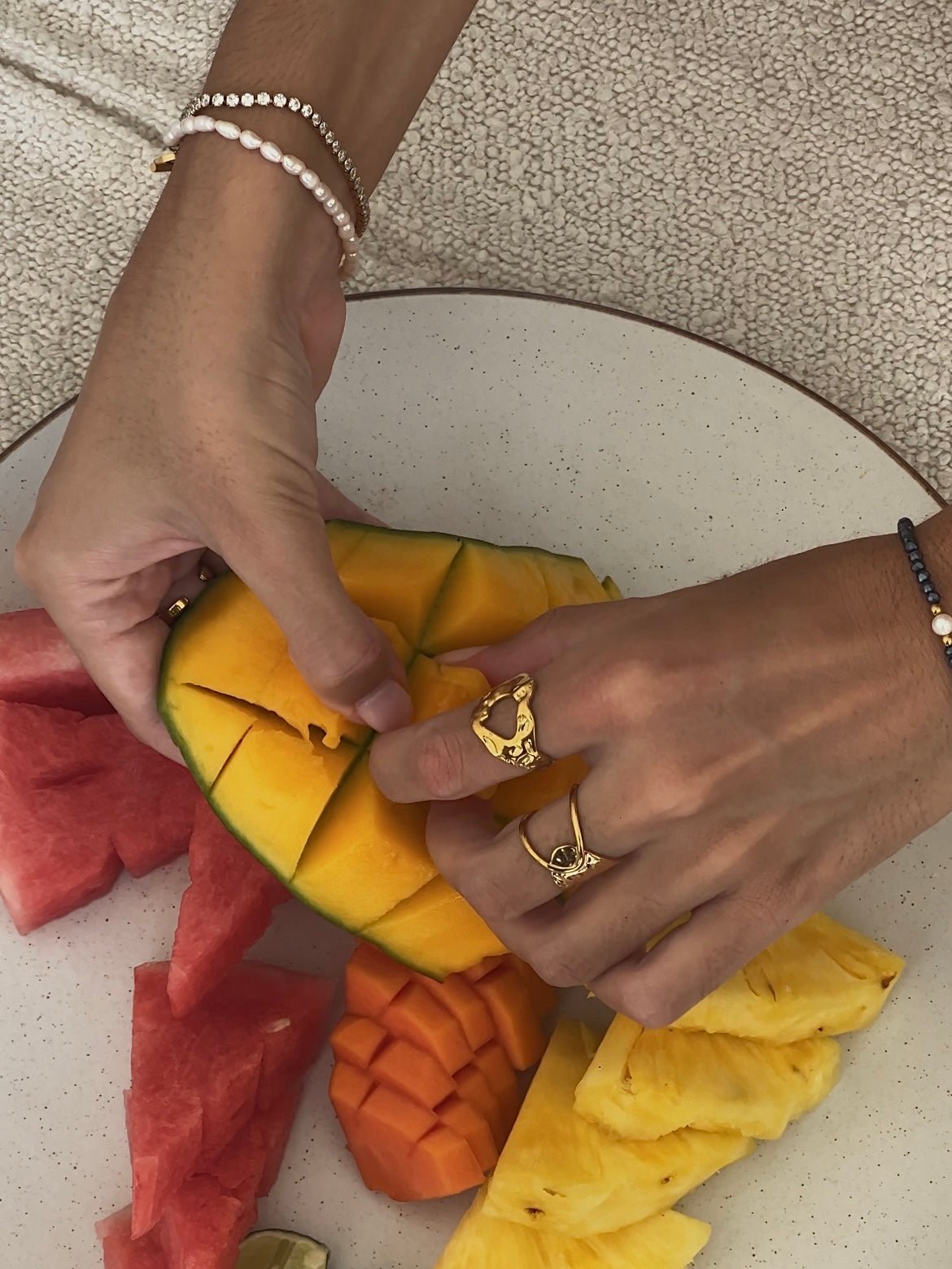 Dalia Ring 18k Guldbelagt