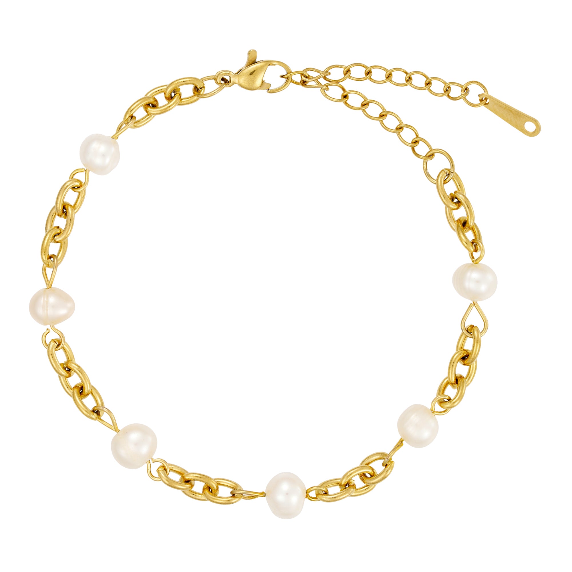 Elara Perlearmbånd 18k Guldbelagt