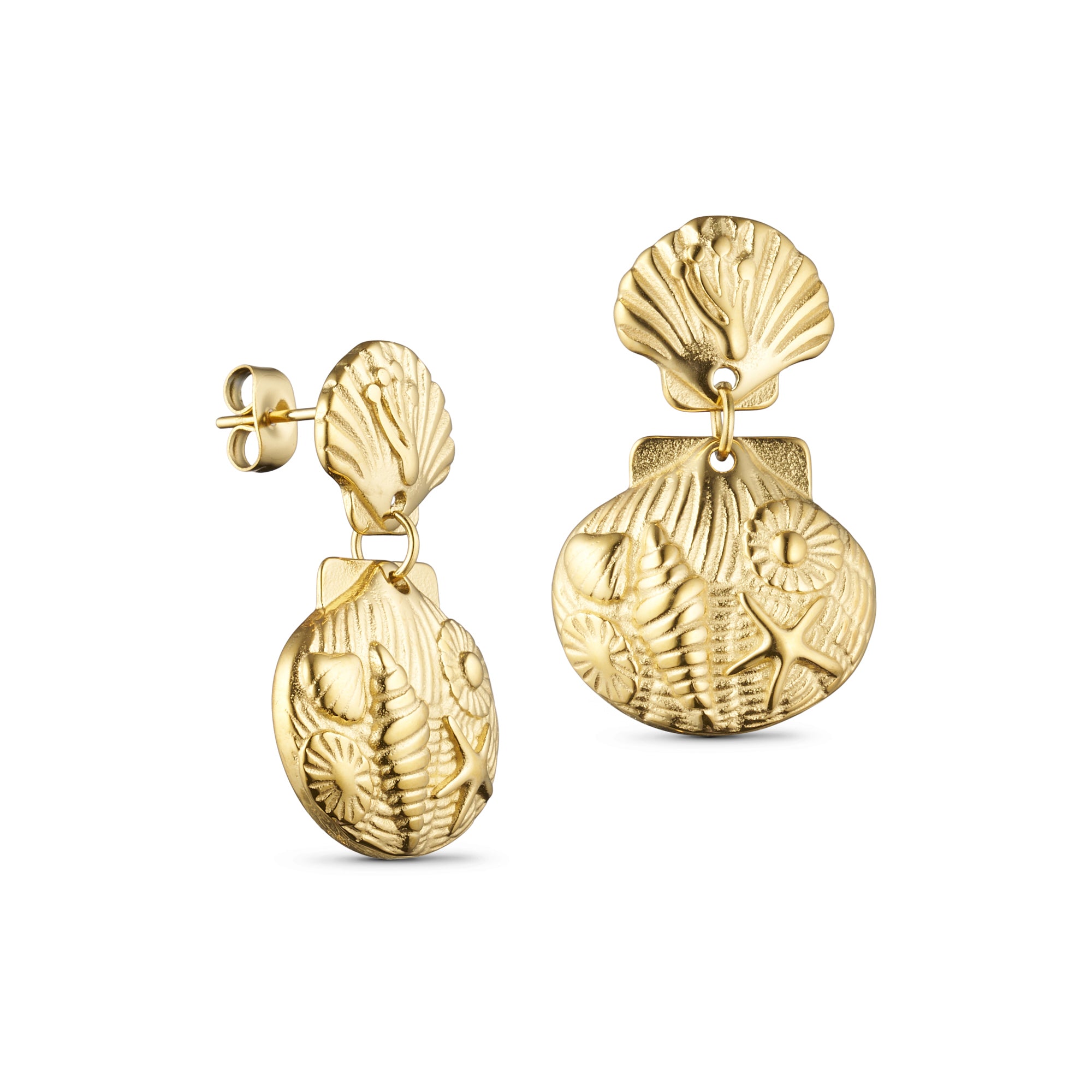 Evelara Øreringe 18k Guldbelagt