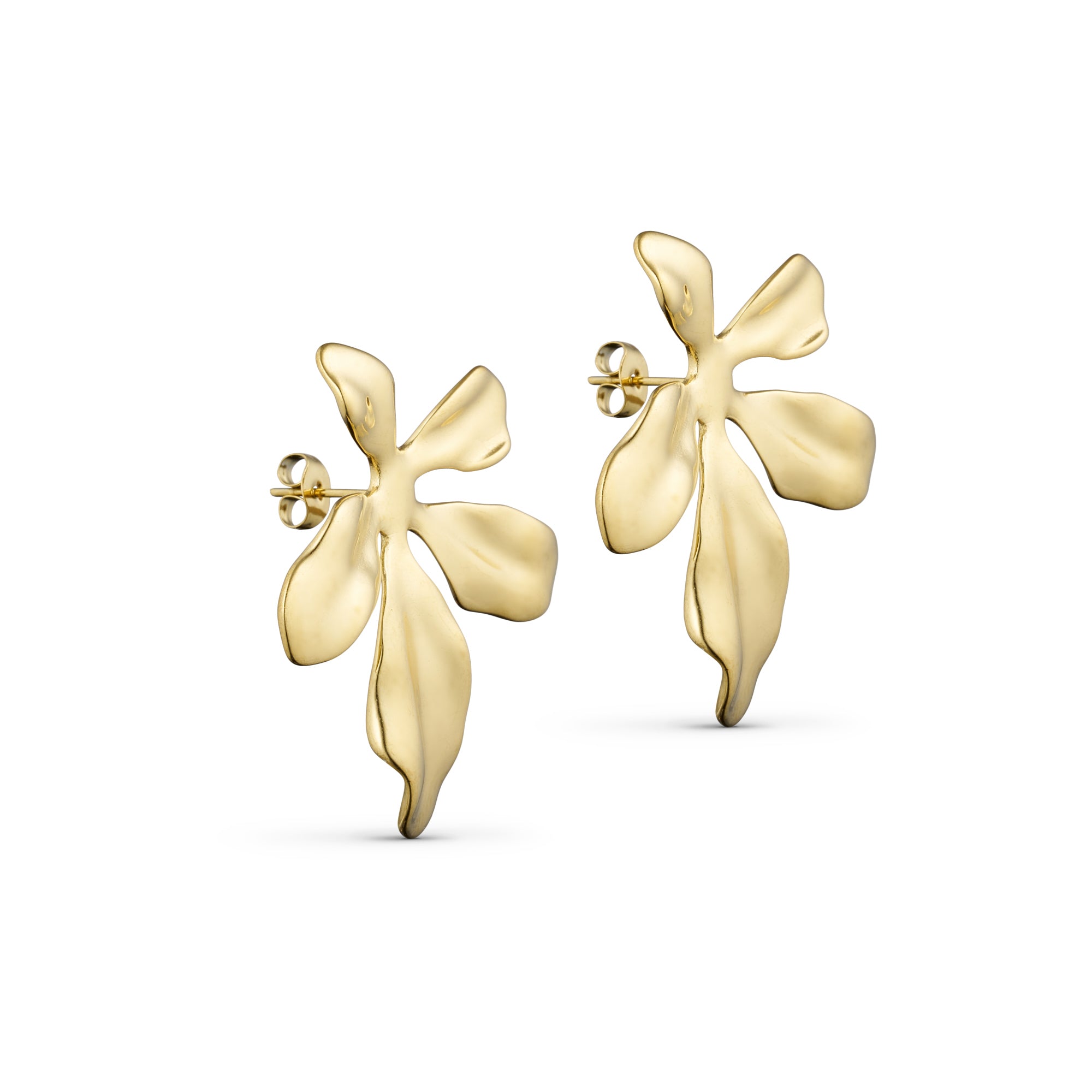 Floraya Blomster Ørering 18k Guldbelagt