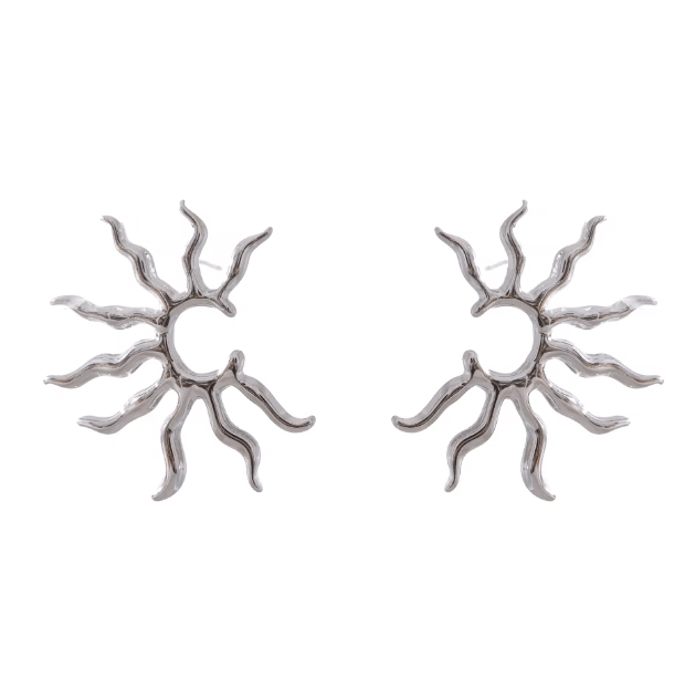 Sun charm åreringe 18k Guldbelagt