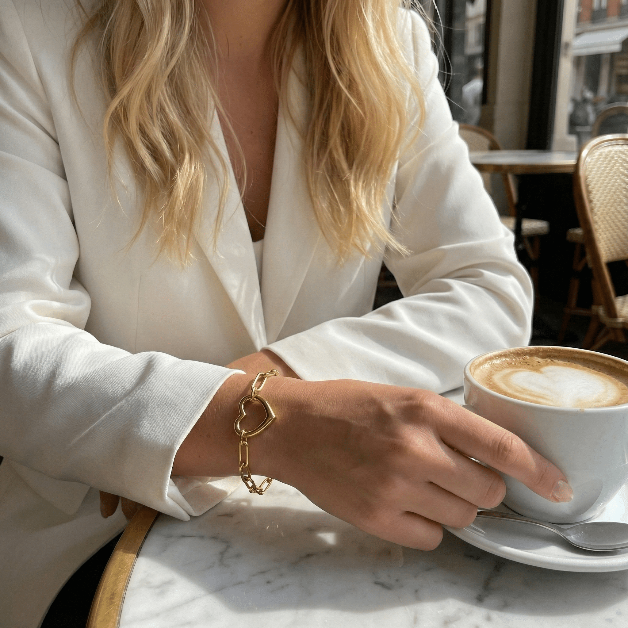 armbånd til kvinder 18k guldbelagt